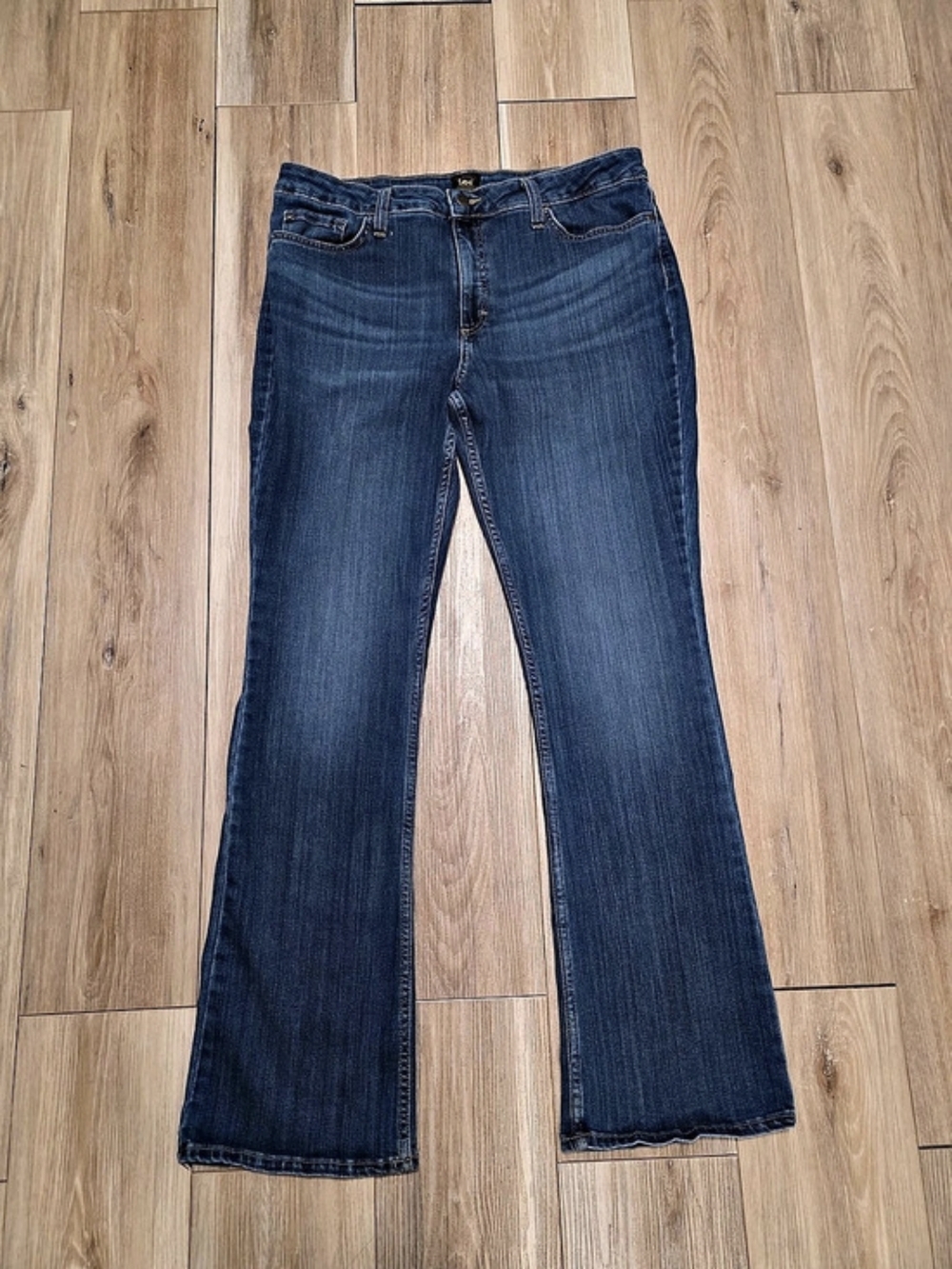 Lee Women's Bootcut Jean Blue Flare Jeans 18 Long